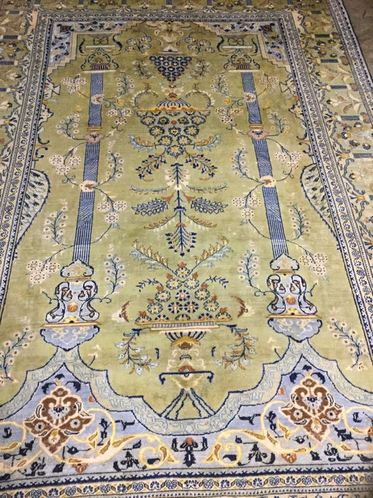 10' x 7" Antique Isfahan Persian Rug Circa 1940