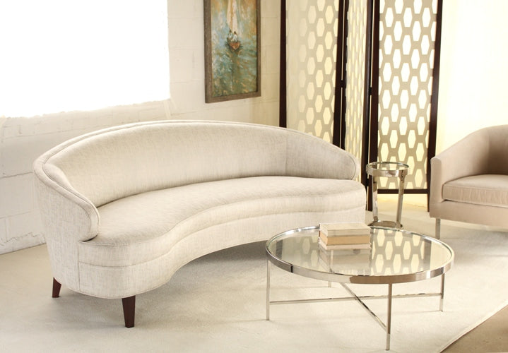 Mitchell Gold Vera 89 Sofa in Splendor Silver