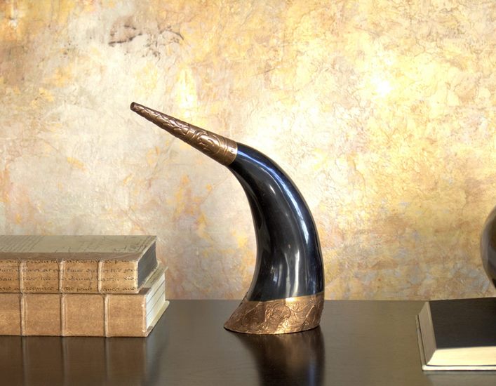 Set of 2 Authentic Horns - Cleared Décor