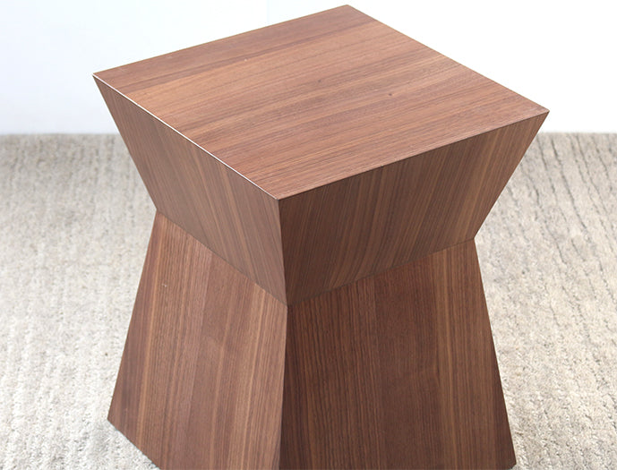 Natural Walnut Pawn Stool