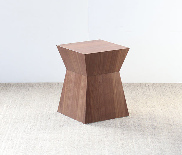 Natural Walnut Pawn Stool