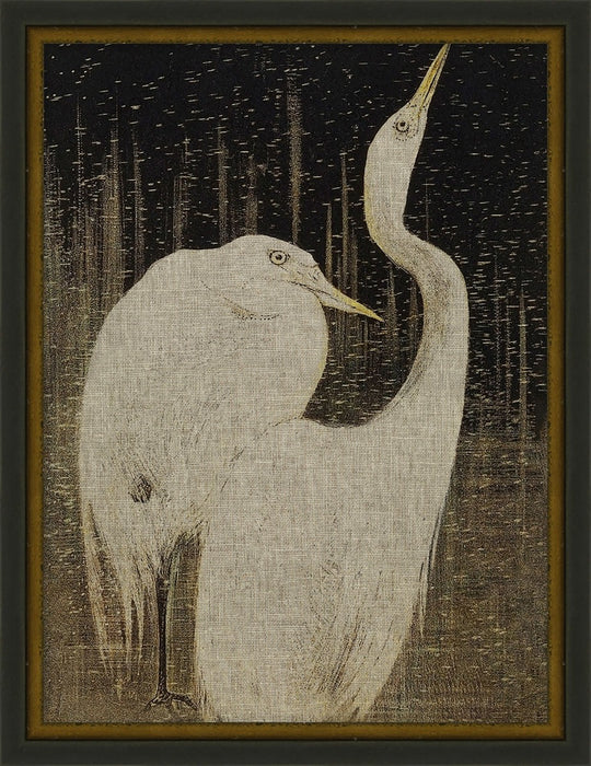 Crane Pair 19.5W X 25.5H