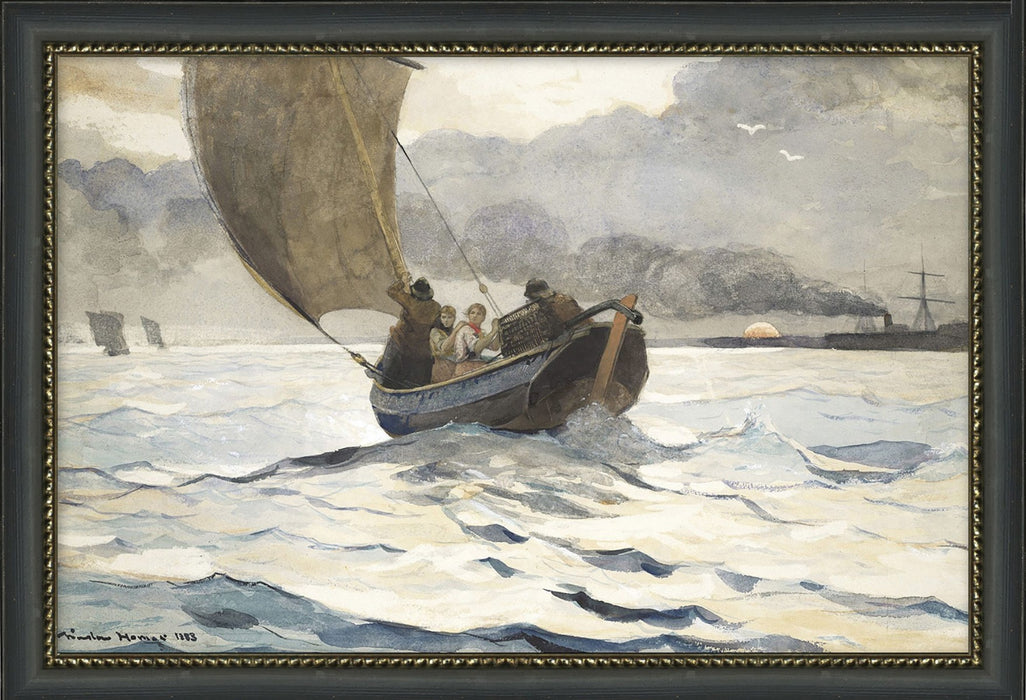 Returning Fishing Boats 22W X 15H