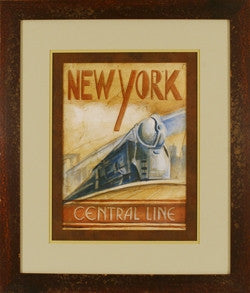 New York Central Line 24W x 28H