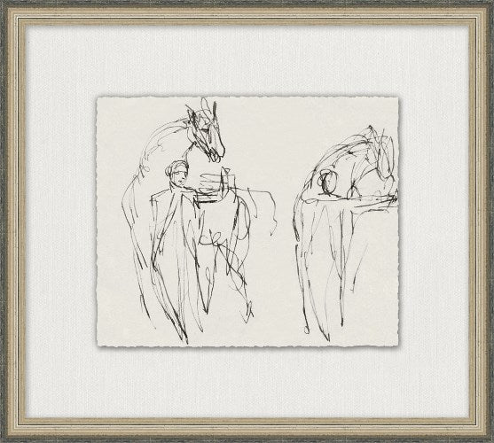 Charcoal Figure Study 6 19.5W x 17.5H