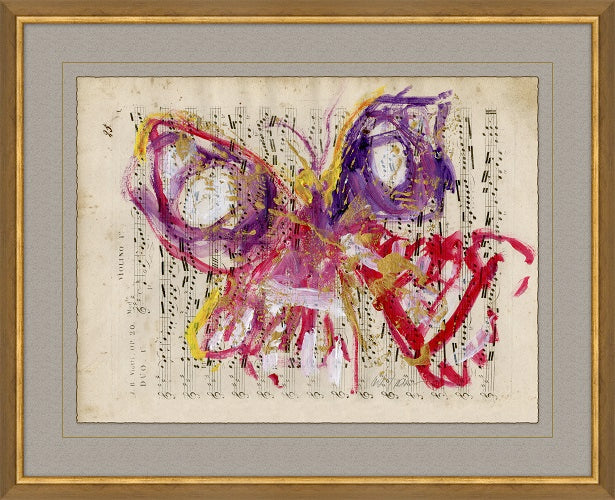 Abstract Butterflies I 32W x 26H