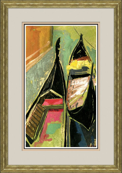 Colorful Boats 24W x 34H