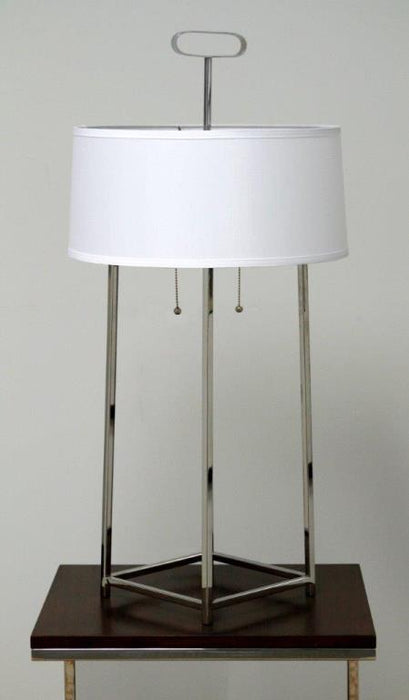 Four Leg Nickel Table Lamp