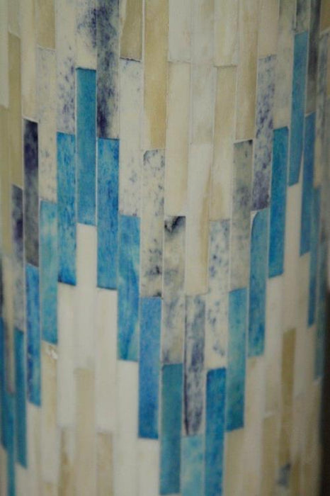 Aqua Mosaic Lamp