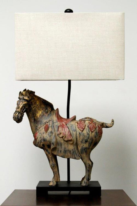 Dynasty Horse Table Lamp