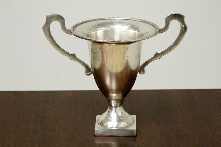 Antique Silver Trophy 8"
