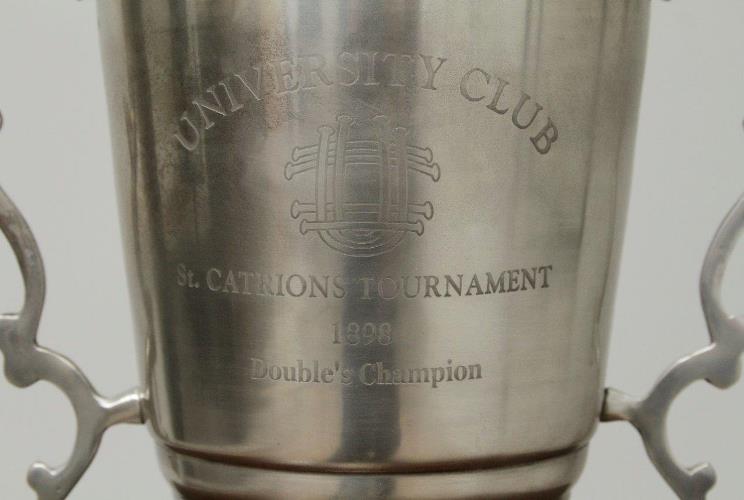 Antique Silver University Trophy