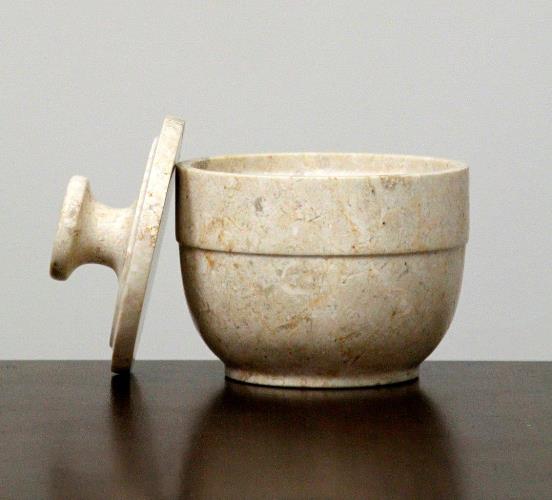 White Marble Sugar Urn