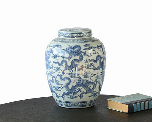 URN27ATL - Dragon Navy Jar