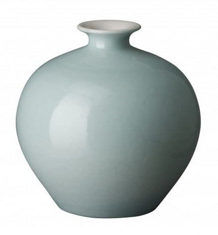Blue Mist Ball Vase