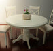 Shore White Pedestal Dining Table 7