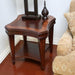 Transitional Style Mahogany End Table 2 7