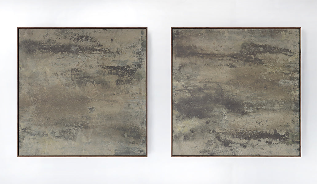 Penumbra Diptych 1 48W X 48H
