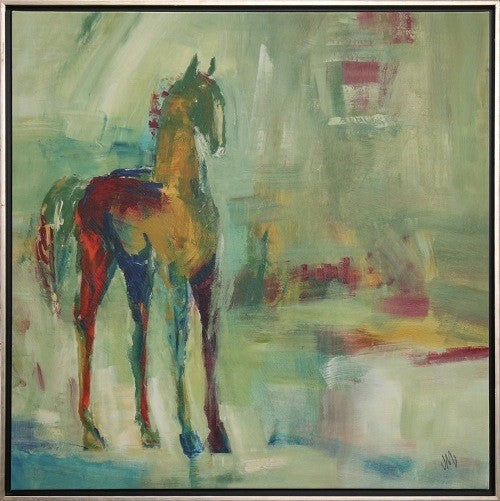 Loose Reins II 31.5W x 31.5H