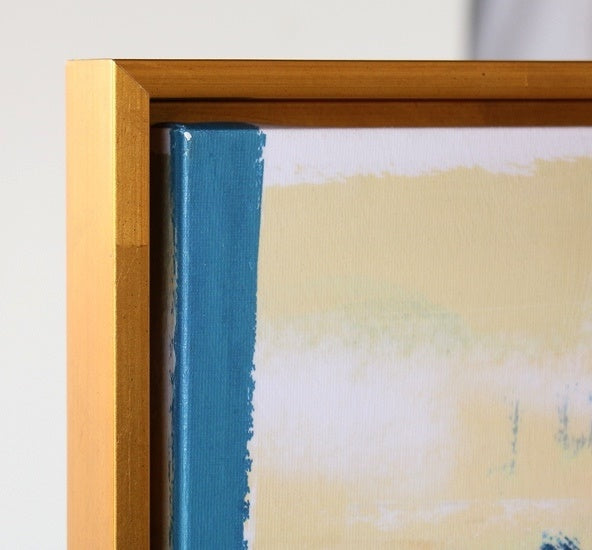 Composition of Blue and Orange I 31.5W x 39.5H