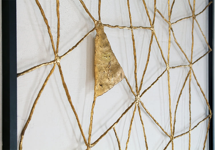 ABST799 Mesh Wall Sculpture 56W x 56H