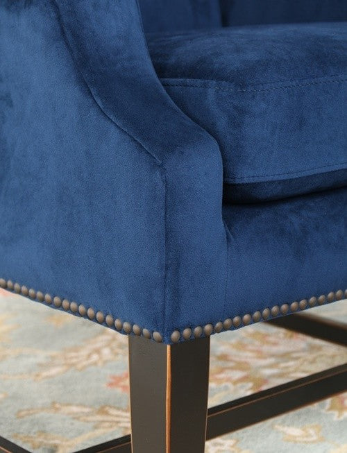 Navy Wing Chair