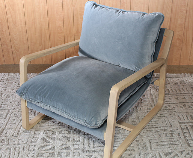 Slate Blue Arm Chair
