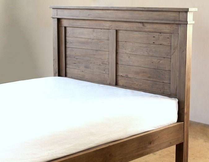 Settler Queen Bed in Sundried Ash