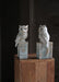 BOOK16LA - Set of 2 Sawhet Owl Bookends