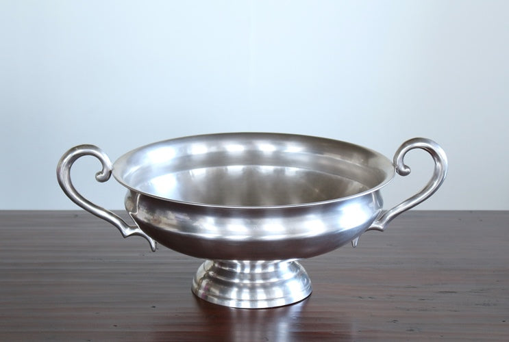 Antique Silver Centerpiece With Handles