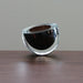 BOWL24LA - Small Catch Brown Hand Blown Glass Bowl
