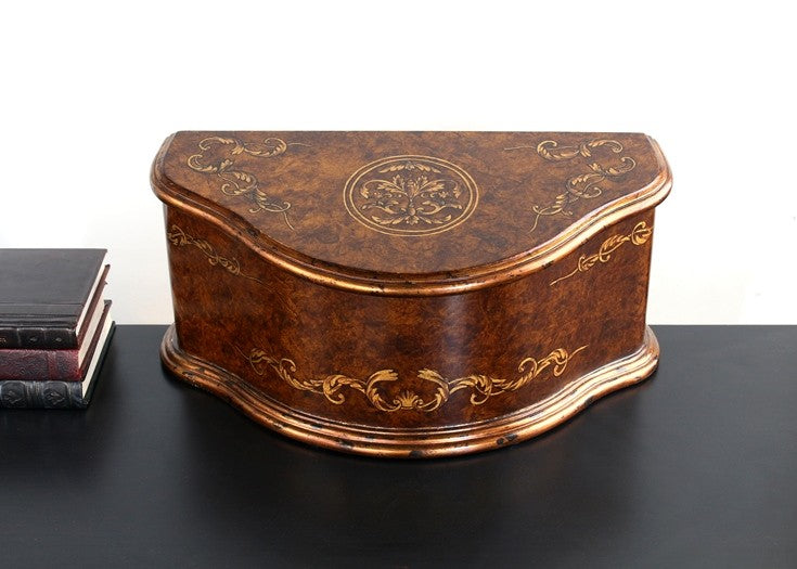 Polished Burlwood Keepsake Box