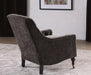 Mink Velvet Tufted Club Chair
