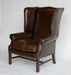 Cigar Leather Wing Chair 