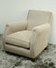 Beige Linen Chair with Pewter Nails 
