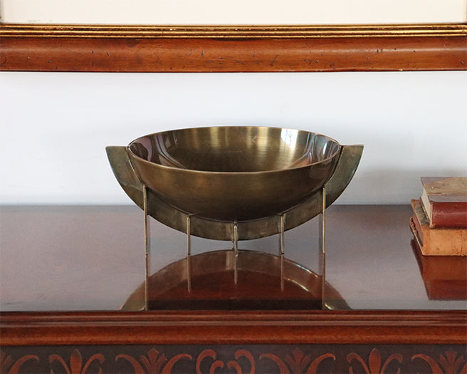 Brass Elevated Bowl - Cleared