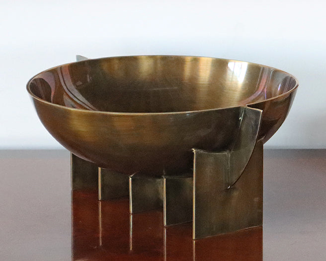 Brass Elevated Bowl - Cleared