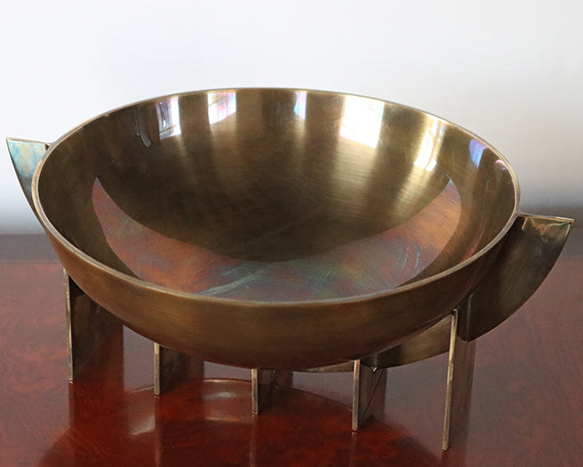 Brass Elevated Bowl - Cleared