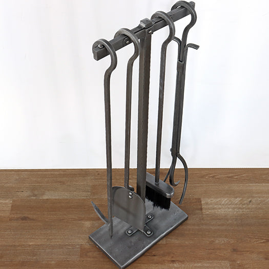 Antique Zinc Fire Tools - Cleared