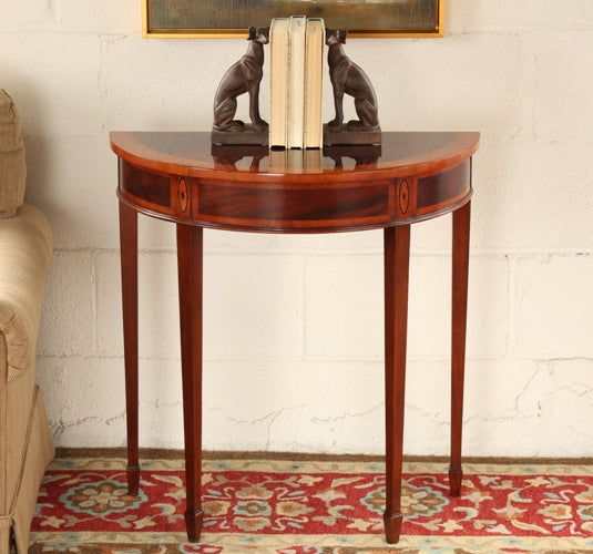CS01ATL - Copley Place Demilune Console Table