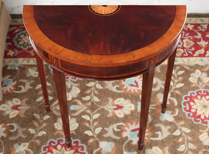 CS01ATL - Copley Place Demilune Console Table