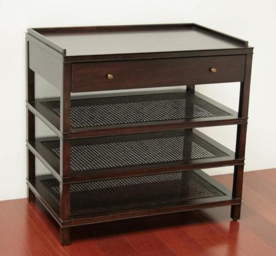 Bailey Console Table with Drawer and Three Undershelves
