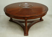 European Legacy Round Coffee Table in Macadamia
