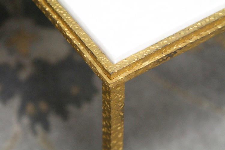Hammered Gold Cocktail Table