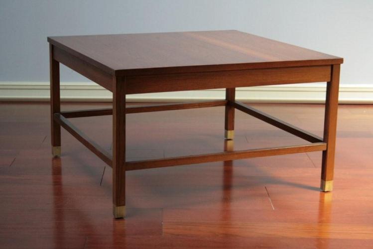 Walnut Coffee Table with Rosewood Corners