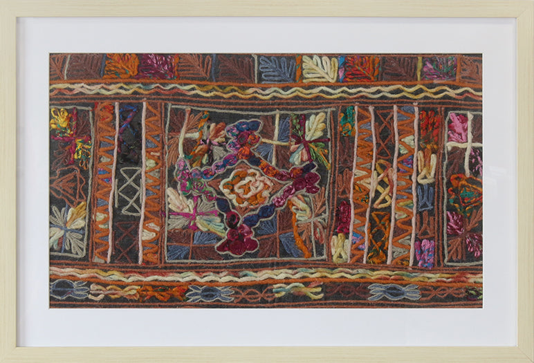 Burgundy Embroidery 2 32W X 22H - Cleared Decor