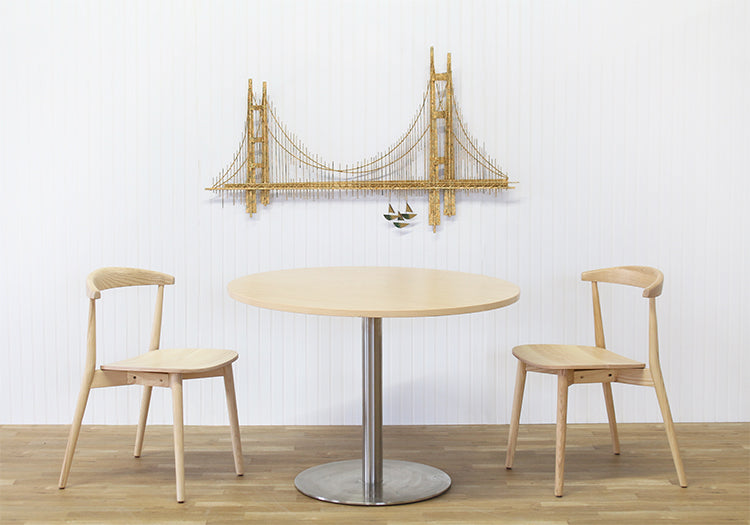 Brass Bridge Wall Sculpture - Cleared Décor