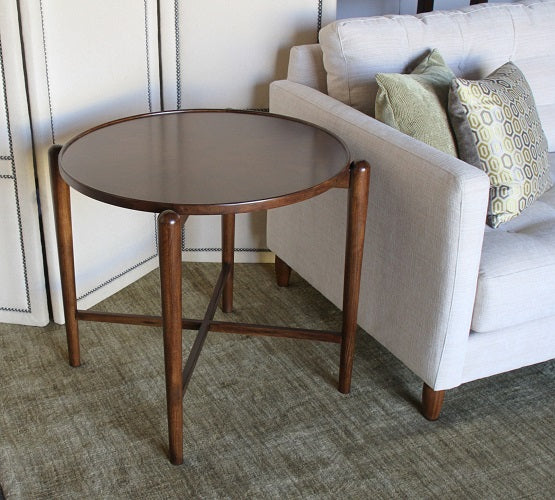 Mid-Century Modern Round End Table