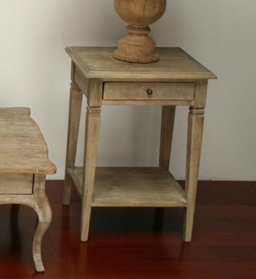 ET38ATL - Limed Grey Oak End Table