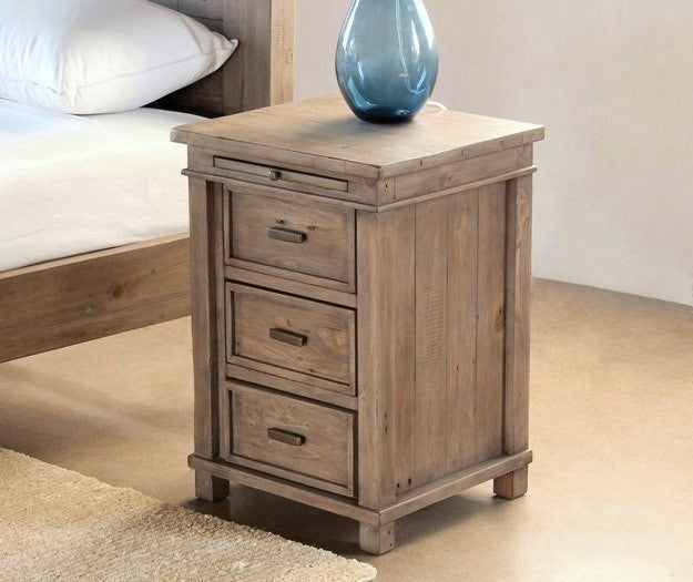 Settler Bedside Table in Sundried Ash